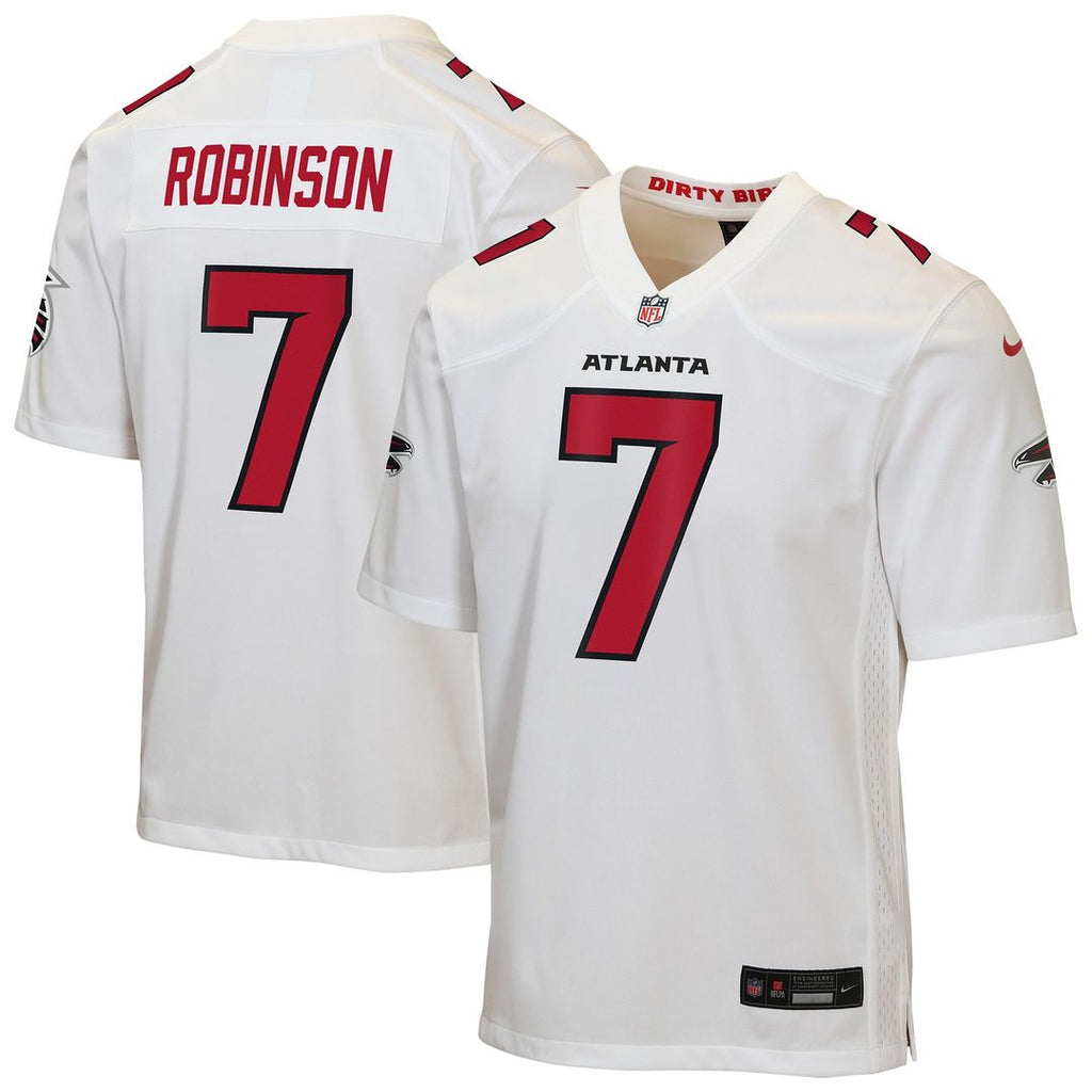 Bijan Robinson Atlanta Falcons Nike Youth Game Official Jersey - White