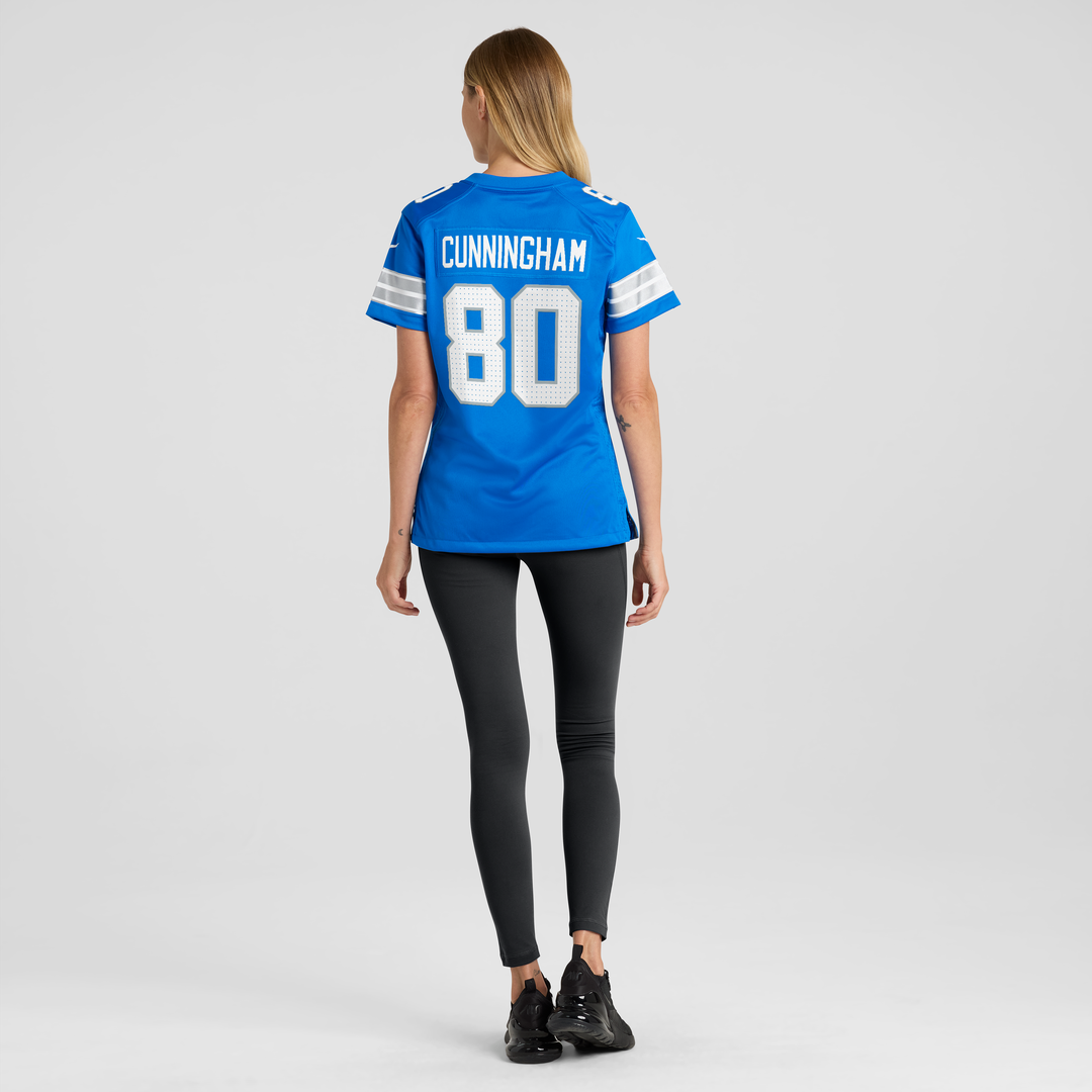 Malik Cunningham Detroit Lions Nike Women's Team Game Official Jersey -  Blue