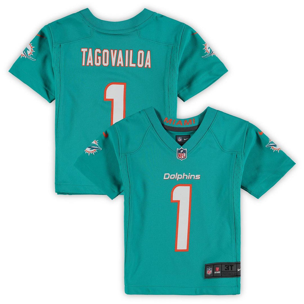 Tua Tagovailoa Miami Dolphins Nike Toddler Game Official Jersey - Aqua