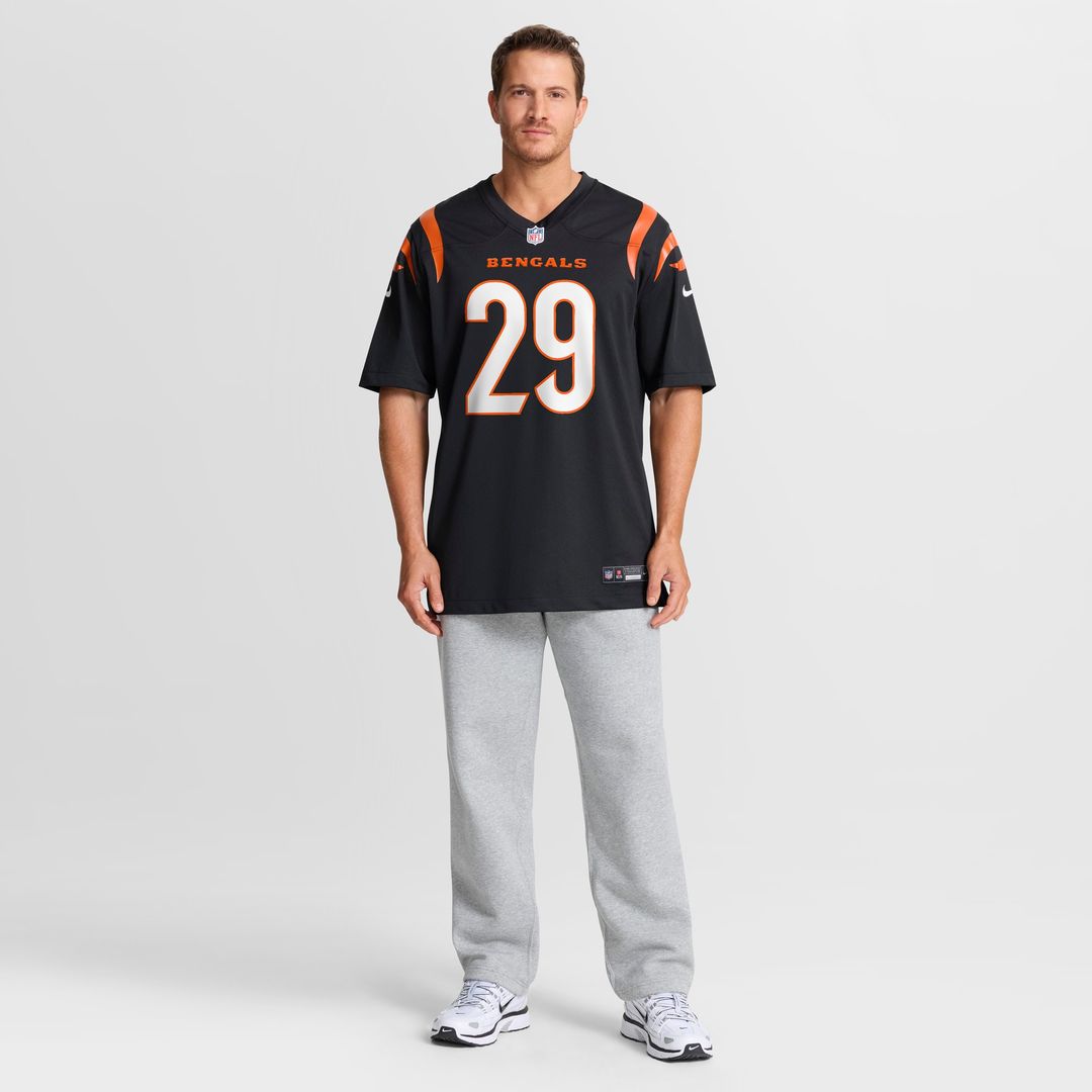 Kyle Dugger Cincinnati Bengals Nike Team Game Jersey - Black