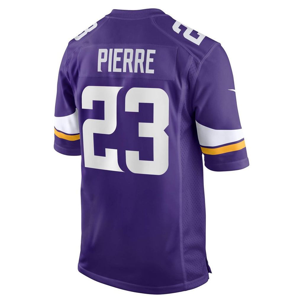 James Pierre Minnesota Vikings Nike Team Game Official Jersey -  Purple