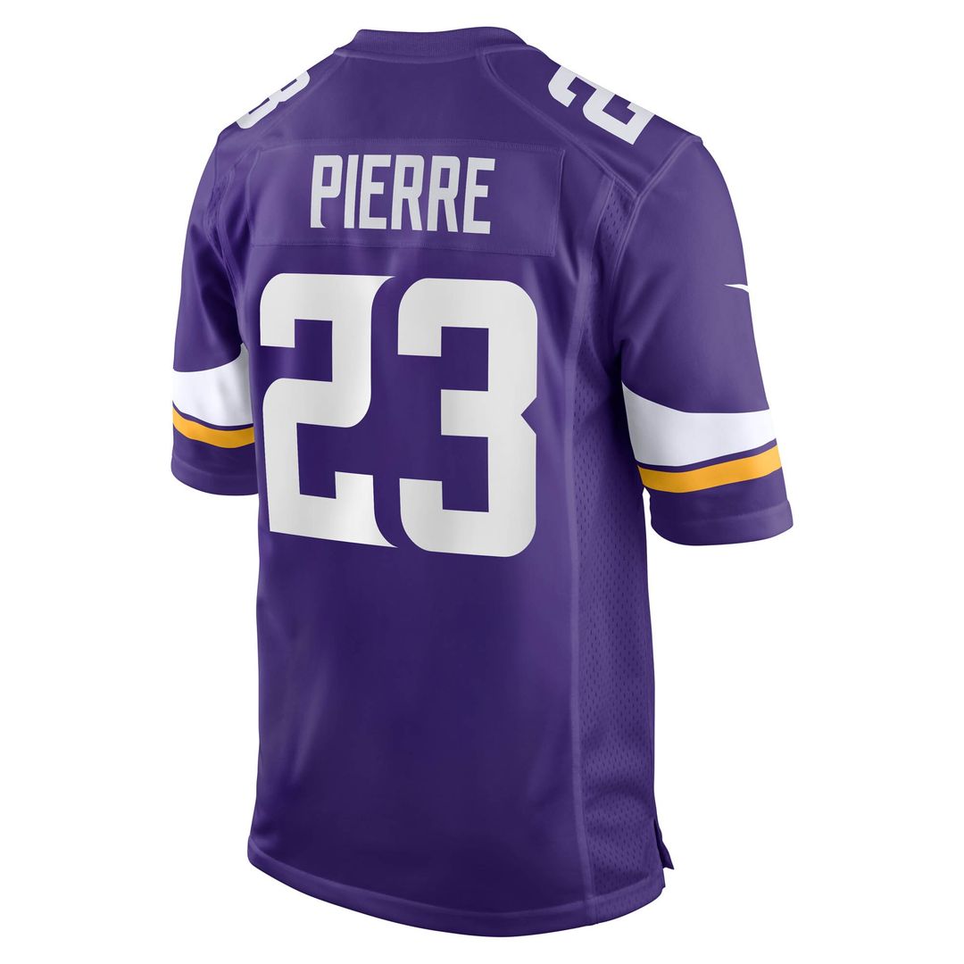 James Pierre Minnesota Vikings Nike Team Game Official Jersey -  Purple