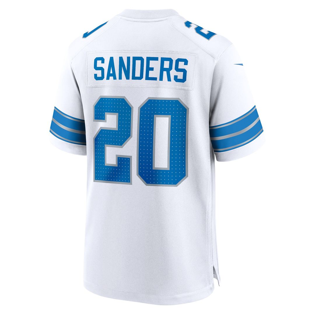 Barry Sanders Detroit Lions Nike 2nd Alternate Retired Player Game Official Jersey - Black