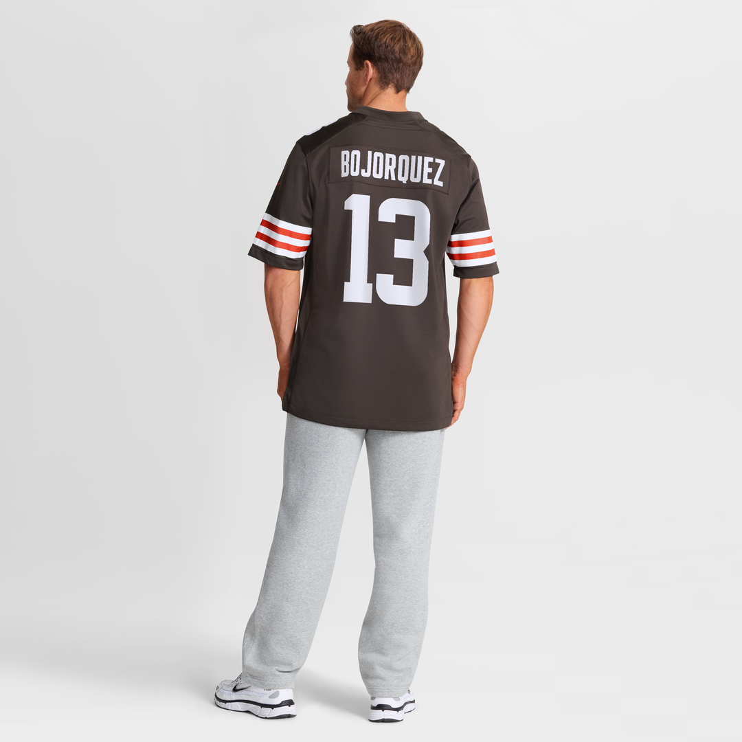 Corey Bojorquez Cleveland Browns Nike Game Official Jersey - Brown