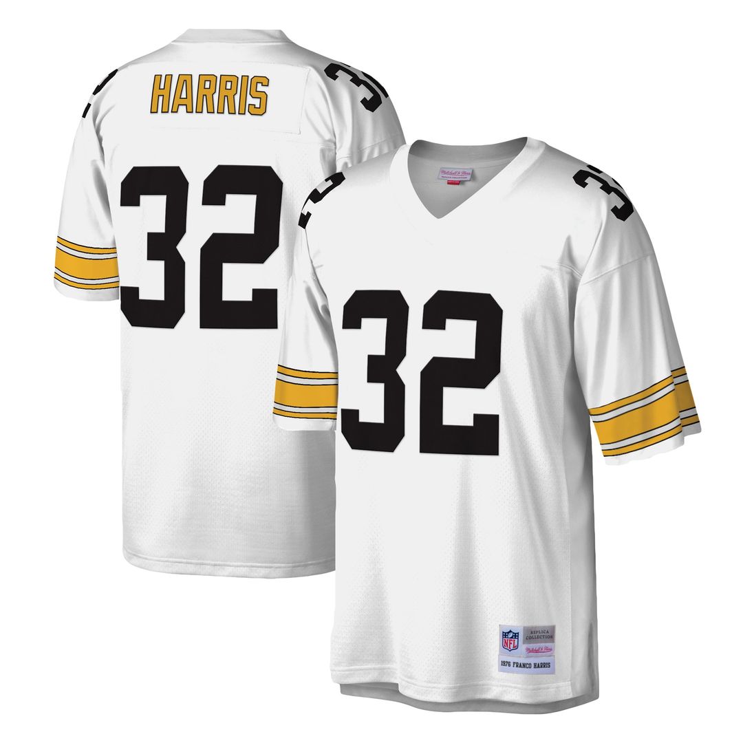 Franco Harris Pittsburgh Steelers Mitchell & Ness Legacy Replica Jersey - Black