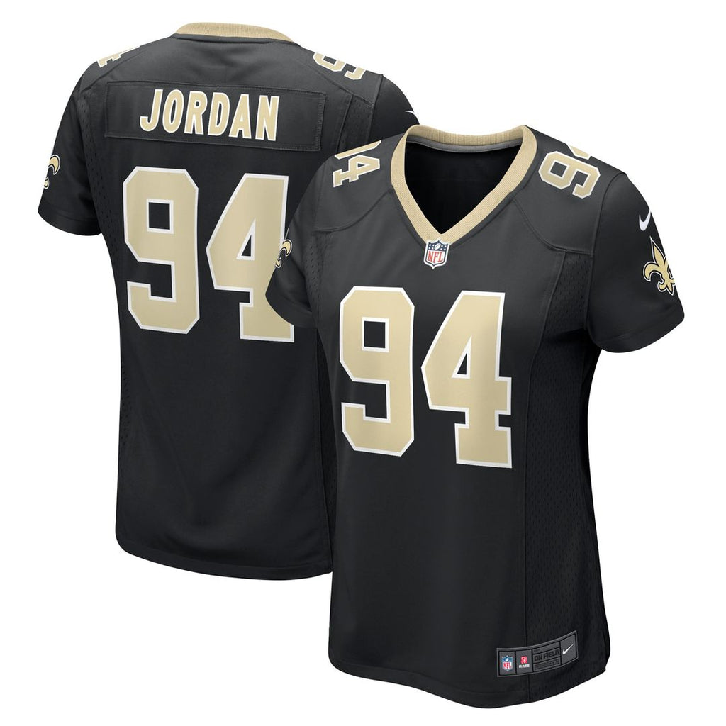 Cameron Jordan New Orleans Saints Nike Women's Team Game Official Jersey -  Black