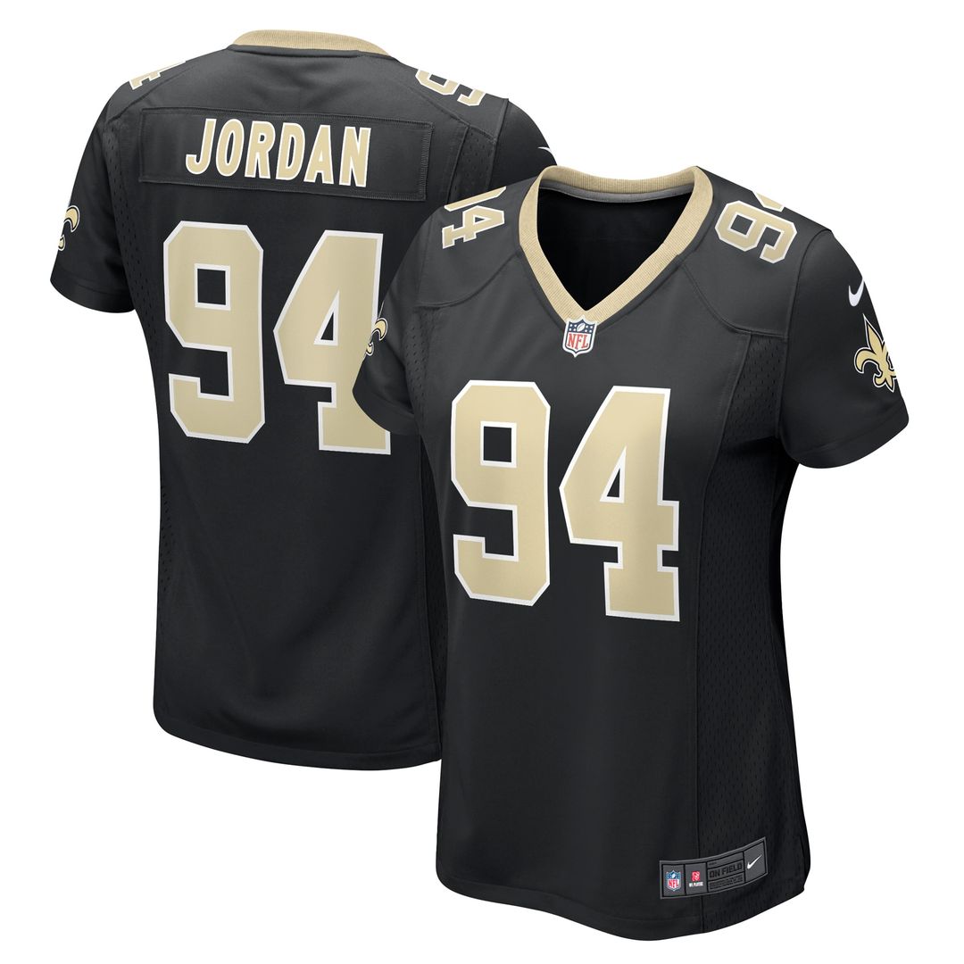 Cameron Jordan New Orleans Saints Nike Women's Team Game Official Jersey -  Black