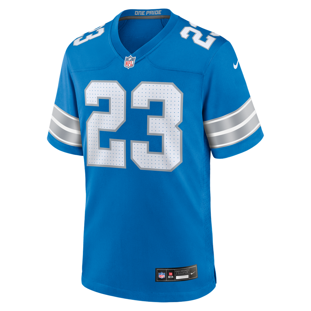 Rock Ya-Sin Detroit Lions Nike Team Game Jersey - Blue