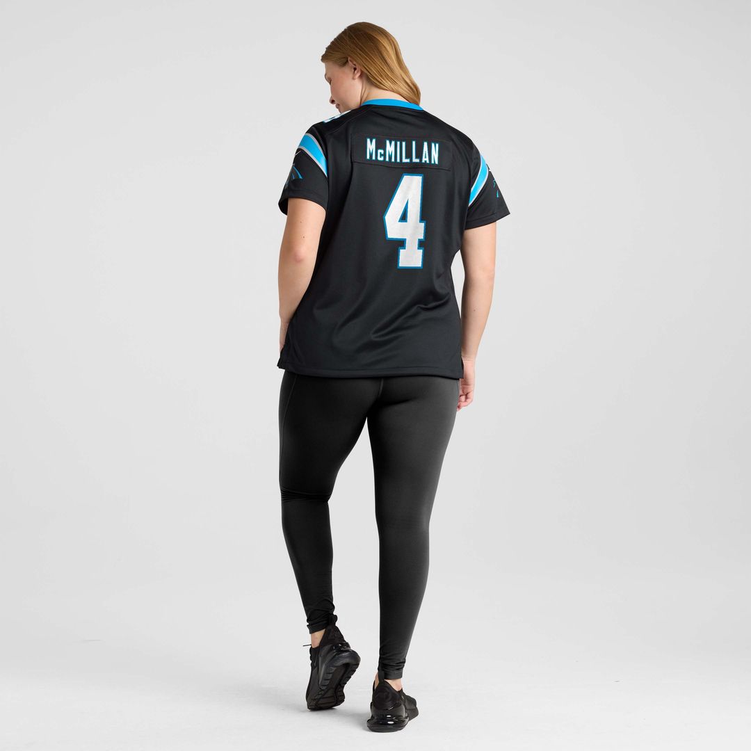 Tetairoa McMillan Carolina Panthers Nike Women's Team Game Official Jersey -  Black