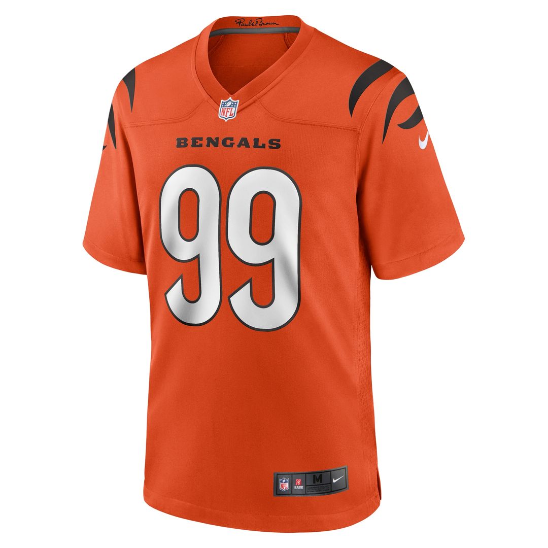Myles Murphy Cincinnati Bengals Nike Alternate Game Official Jersey - Orange