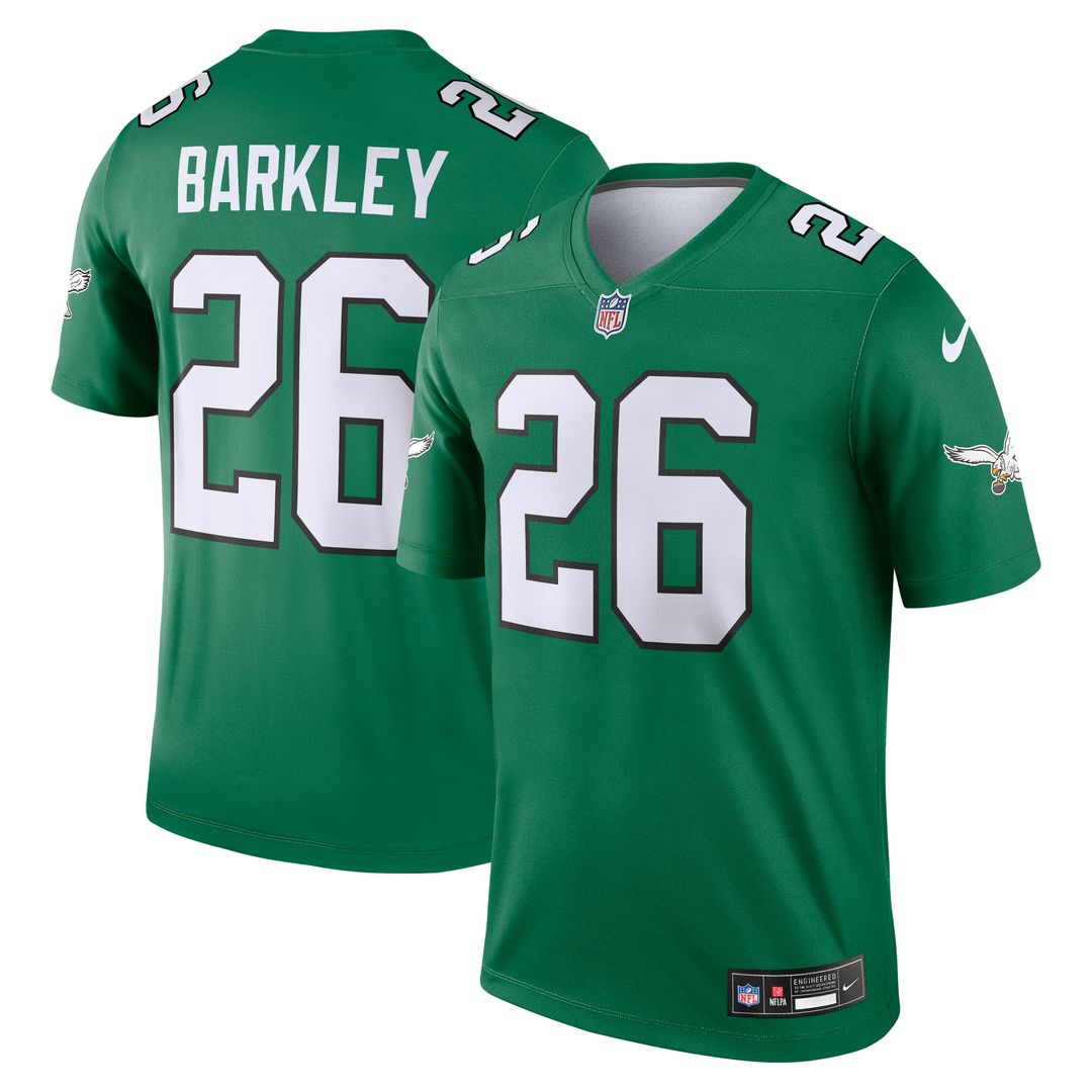 Saquon Barkley Philadelphia Eagles Nike Legend Player Performance Top - Kelly Green