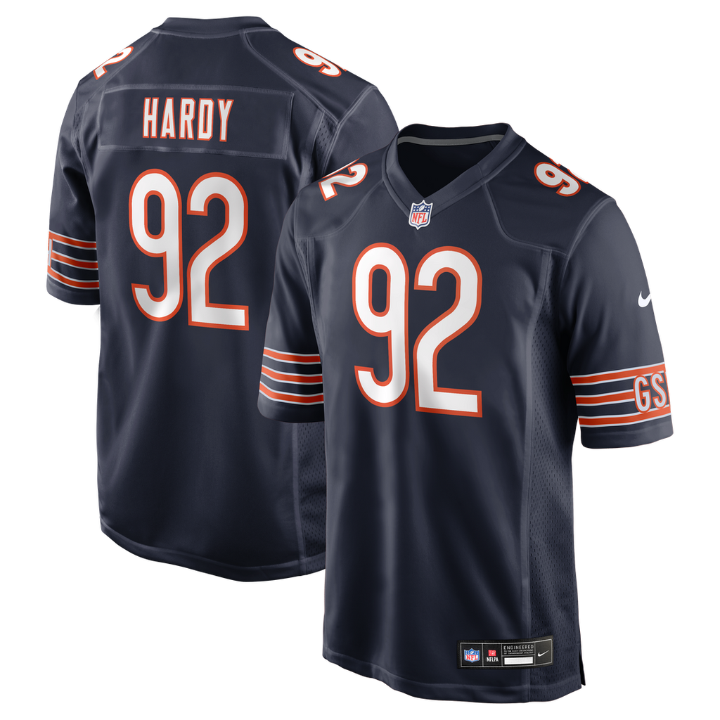 Daniel Hardy Chicago Bears Nike Team Game Official Jersey -  Navy