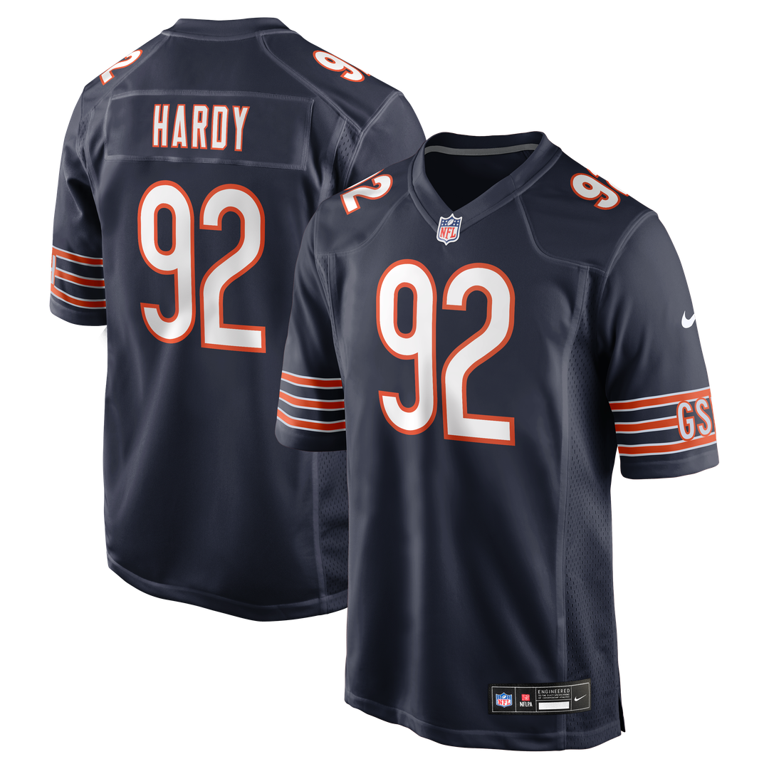 Daniel Hardy Chicago Bears Nike Team Game Official Jersey -  Navy