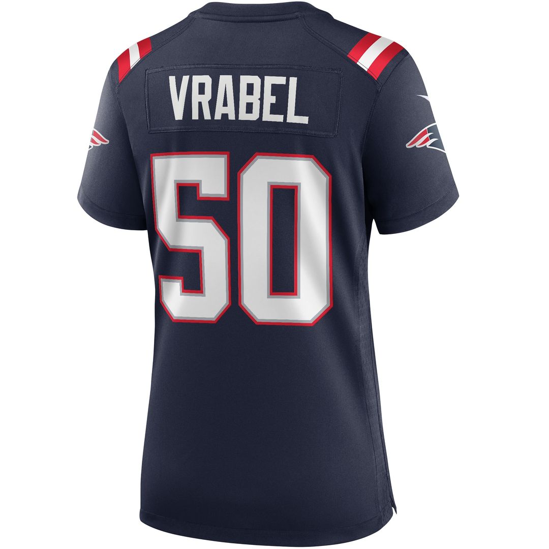 Mike Vrabel New England Patriots Nike Women's Retired Game Official Jersey - Red