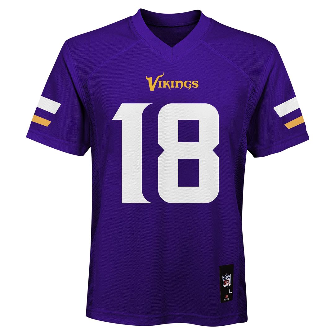 Justin Jefferson Minnesota Vikings Preschool Player Replica Jersey - Purple