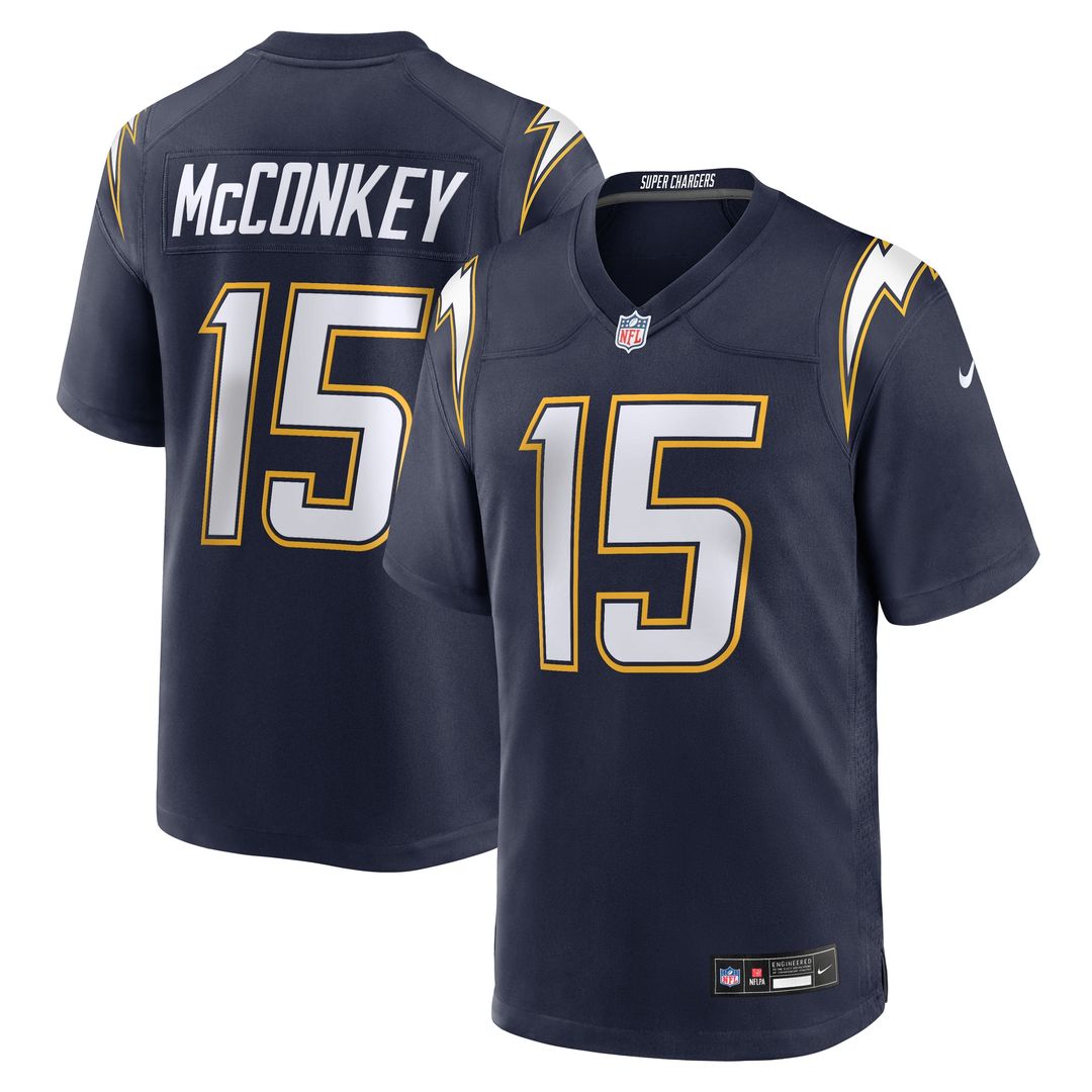 Ladd McConkey Los Angeles Chargers Nike Player Game Jersey - Powder Blue