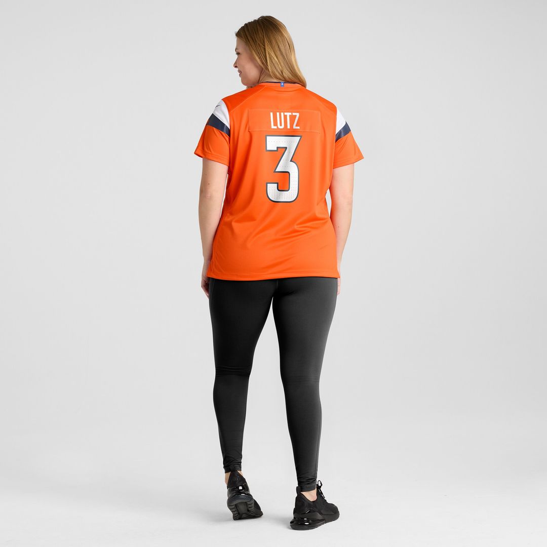 Wil Lutz Denver Broncos Nike Women's Team Game Official Jersey -  Orange