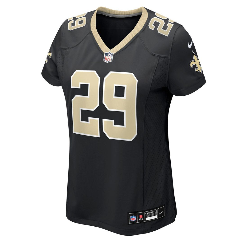 Quincy Riley New Orleans Saints Nike Women's Team Game Jersey - Black