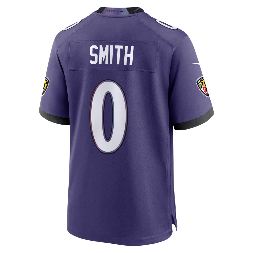 Roquan Smith Baltimore Ravens Nike Team Game Official Jersey - Purple
