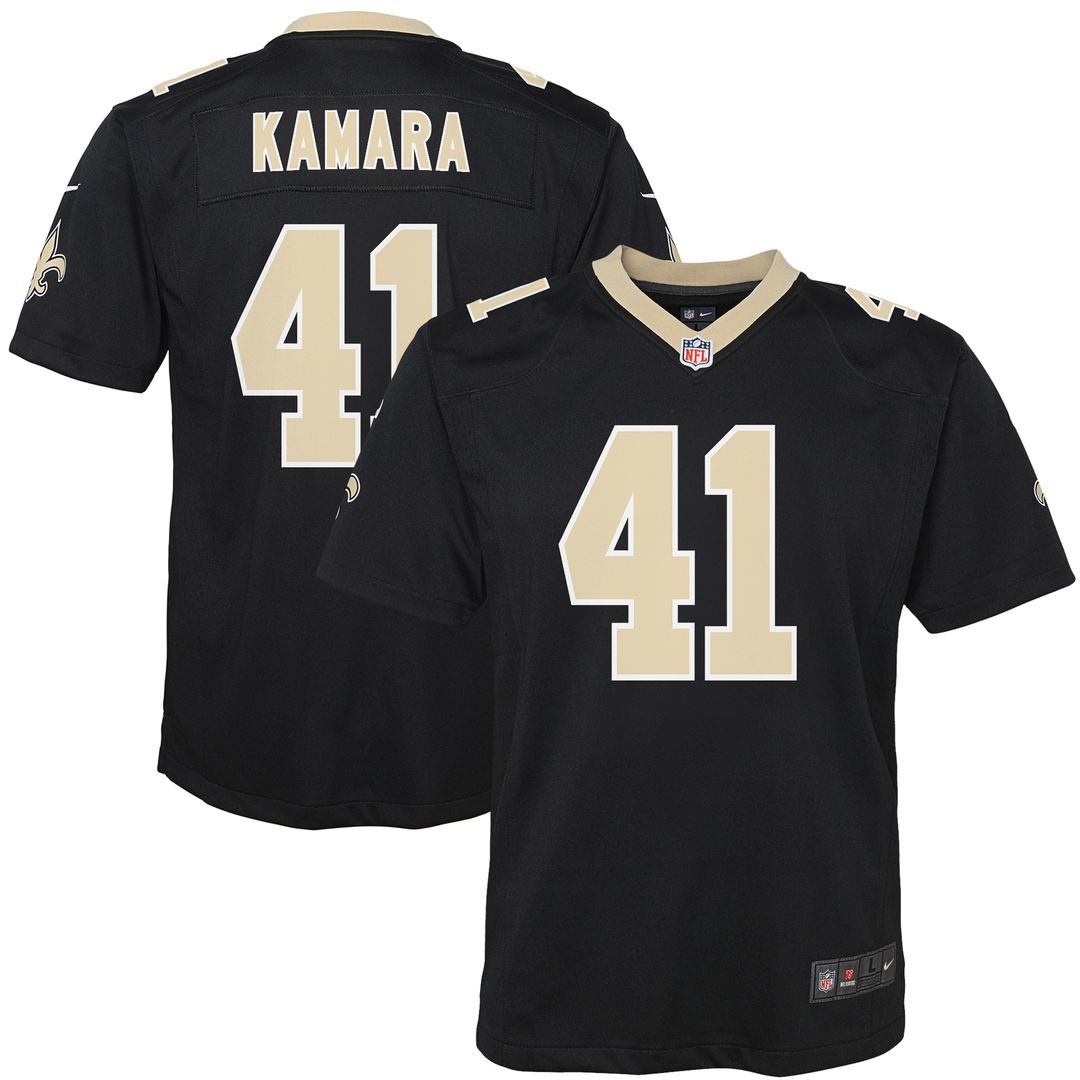 Alvin Kamara New Orleans Saints Nike Youth Gameday Golds Alternate Game Player Official Jersey - Gold