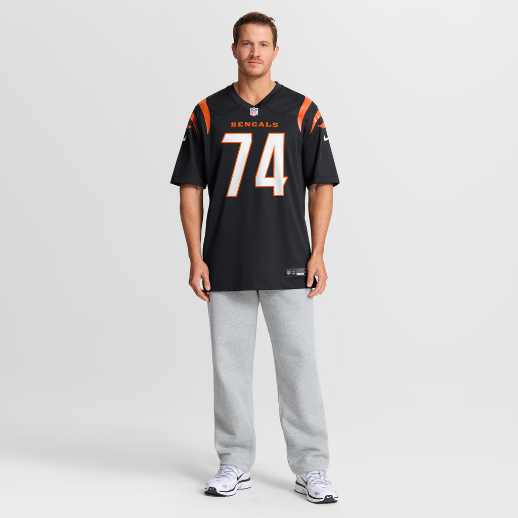 Jalen Rivers Cincinnati Bengals Nike Team Game Official Jersey -  Black