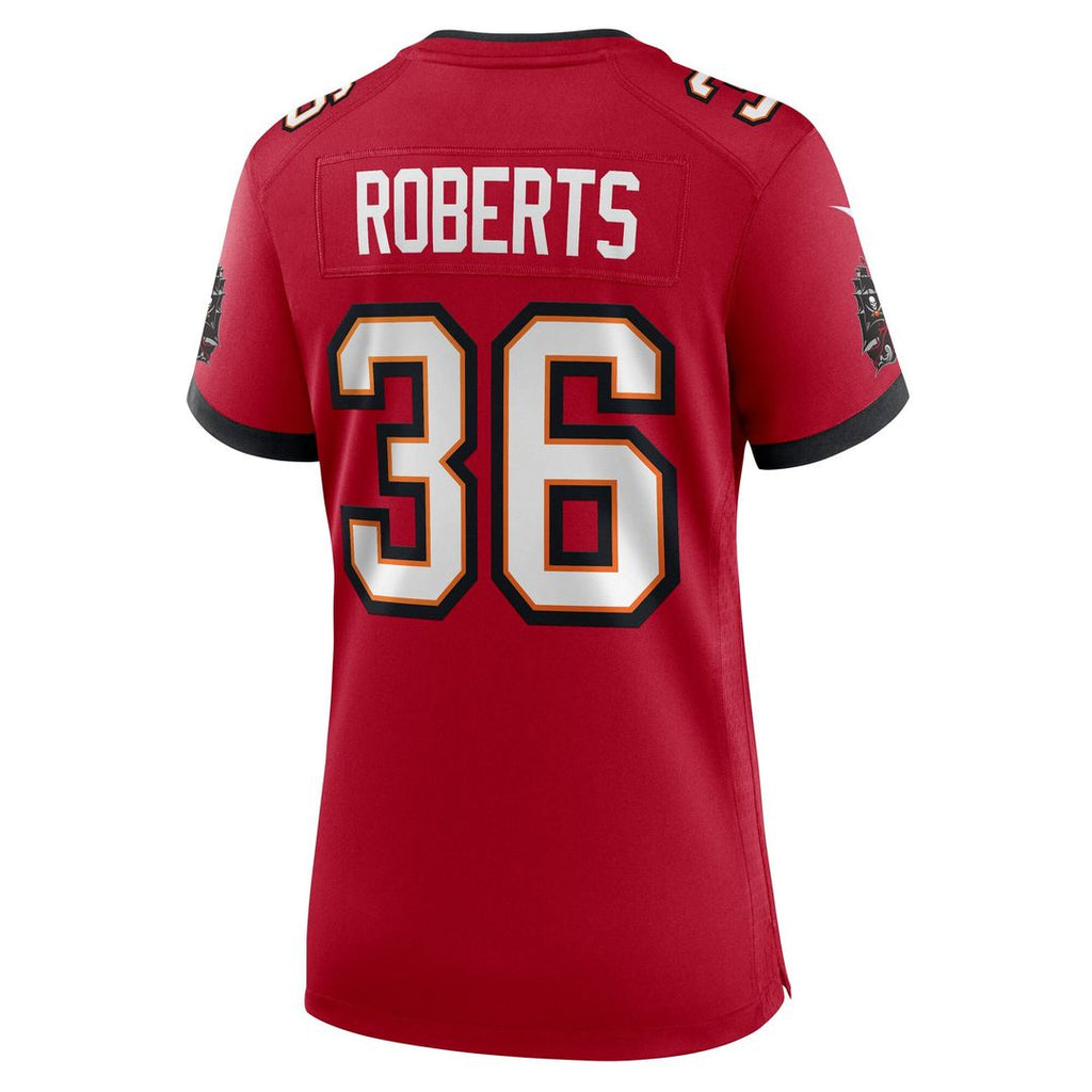 JJ Roberts Tampa Bay Buccaneers Nike Women's Team Game Official Jersey -  Red