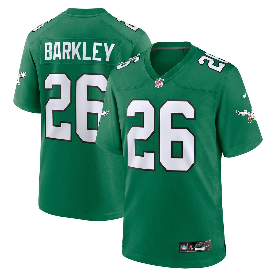 Saquon Barkley Philadelphia Eagles Nike Alternate Game Jersey - Black