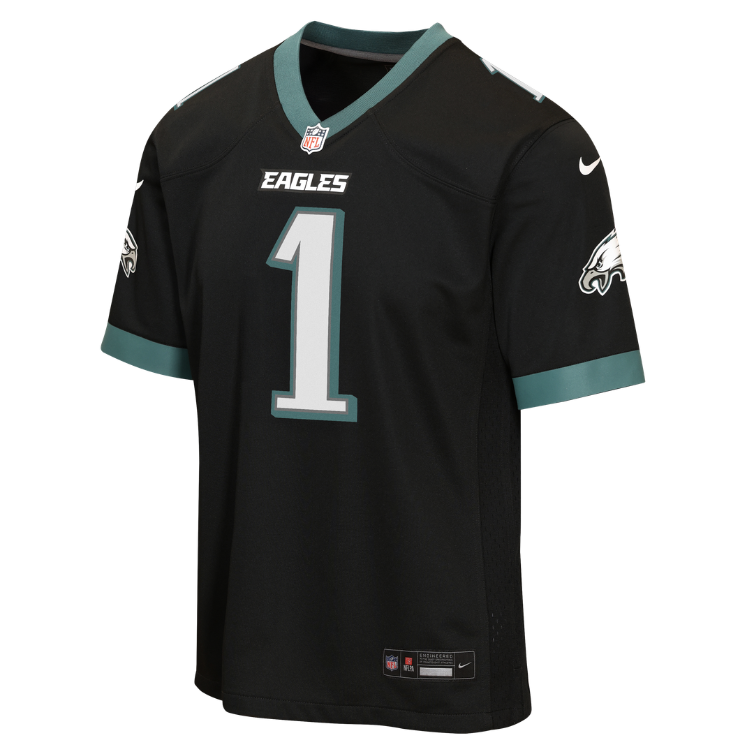 Jalen Hurts Philadelphia Eagles Nike Youth Alternate Game Jersey - Black