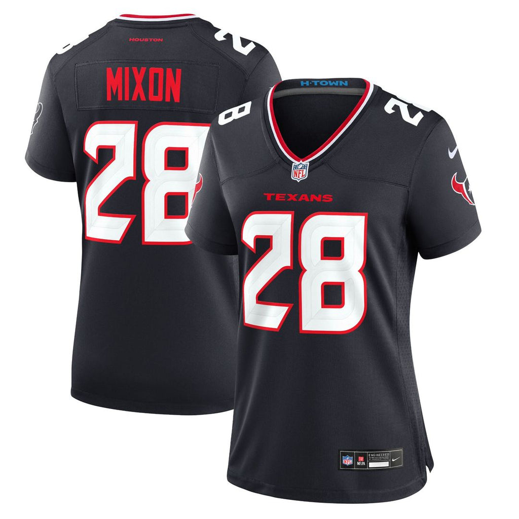 Joe Mixon Houston Texans Nike Women's Game Official Jersey - Navy