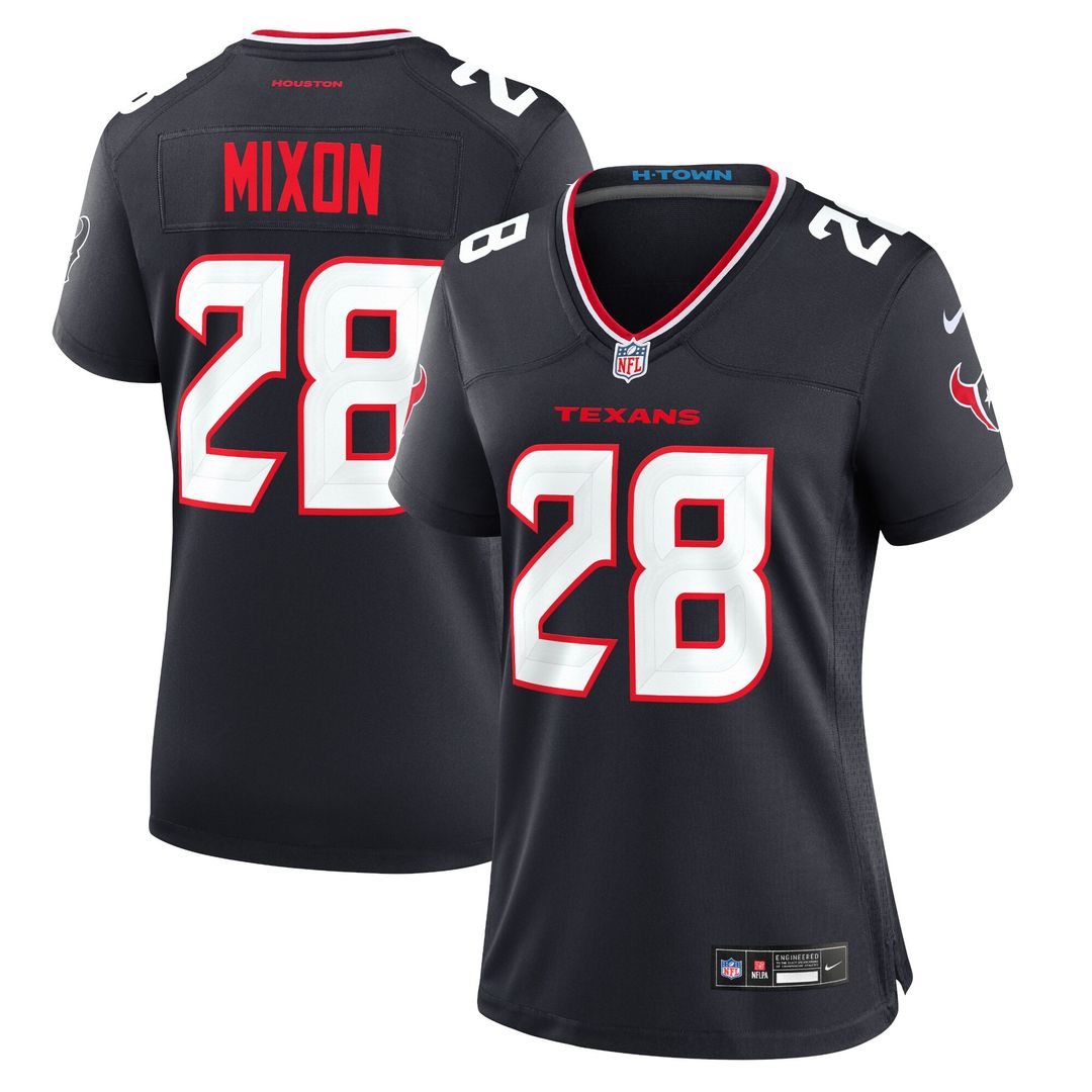 Joe Mixon Houston Texans Nike Women's Game Official Jersey - Navy