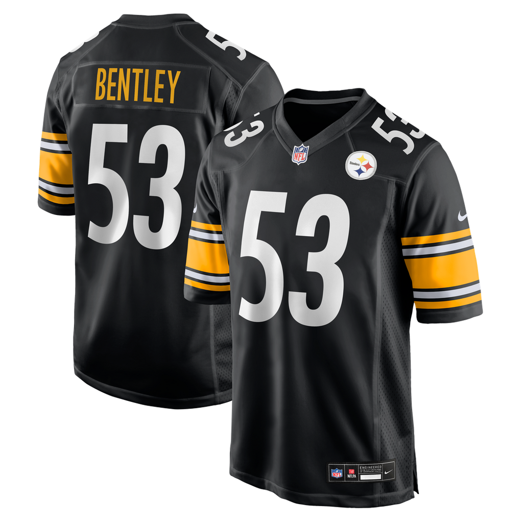 JaWhaun Bentley Pittsburgh Steelers Nike Team Game Official Jersey -  Black