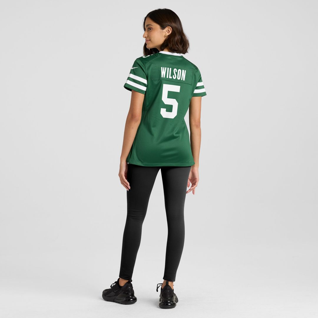 Garrett Wilson New York Jets Nike Women's Game Official Jersey - Legacy Green
