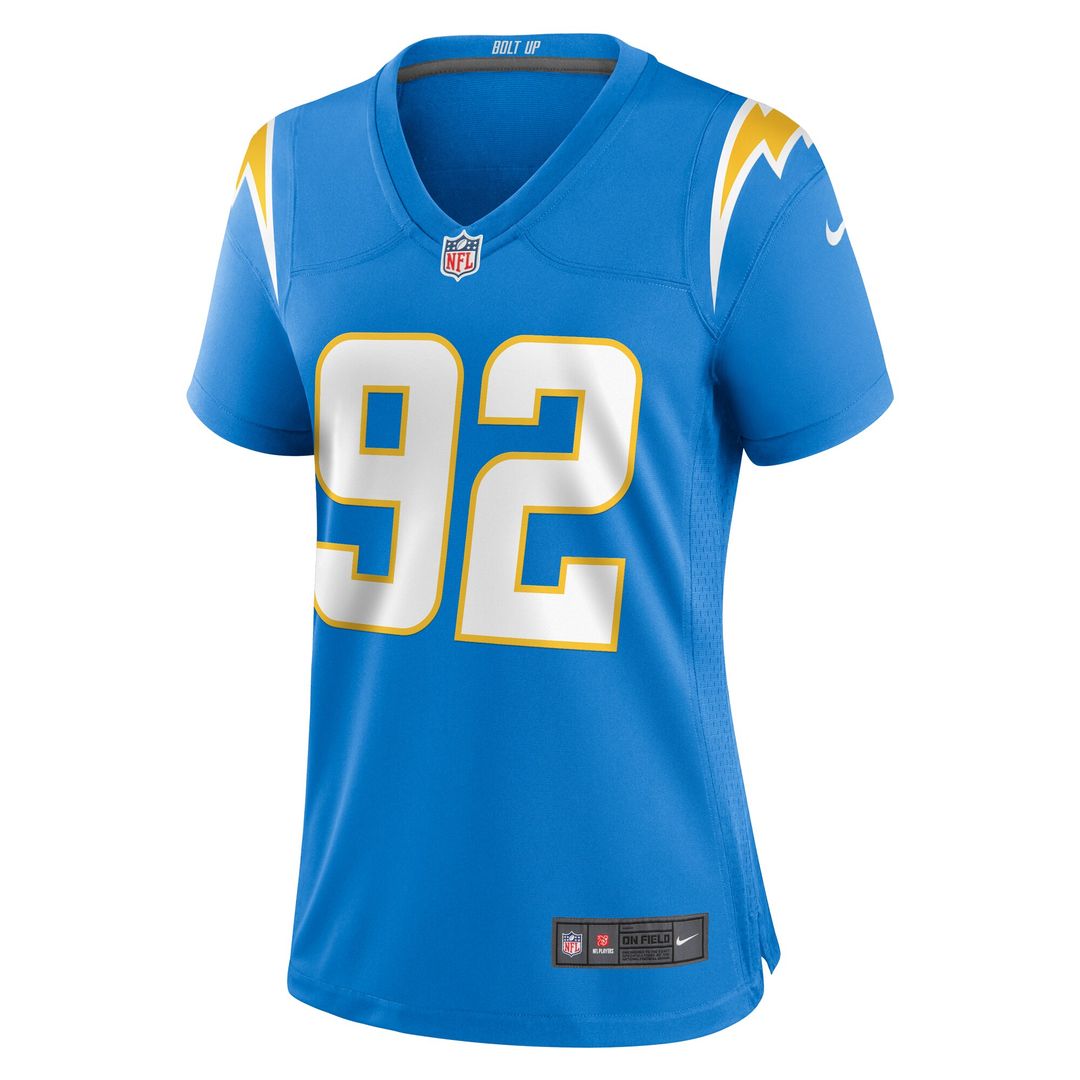 Justin Eboigbe Los Angeles Chargers Nike Women's Game Jersey - Powder Blue