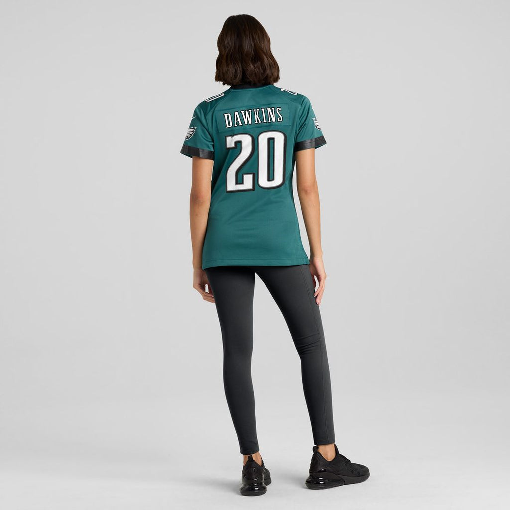 Brian Dawkins Philadelphia Eagles Nike Women's Retired Player Game Official Jersey - Midnight Green