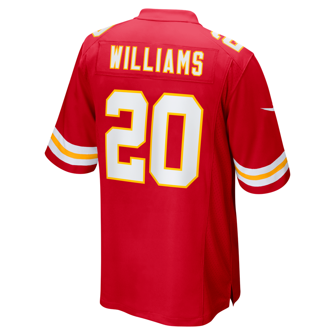 Nohl Williams Kansas City Chiefs Nike Team Game Official Jersey -  Red