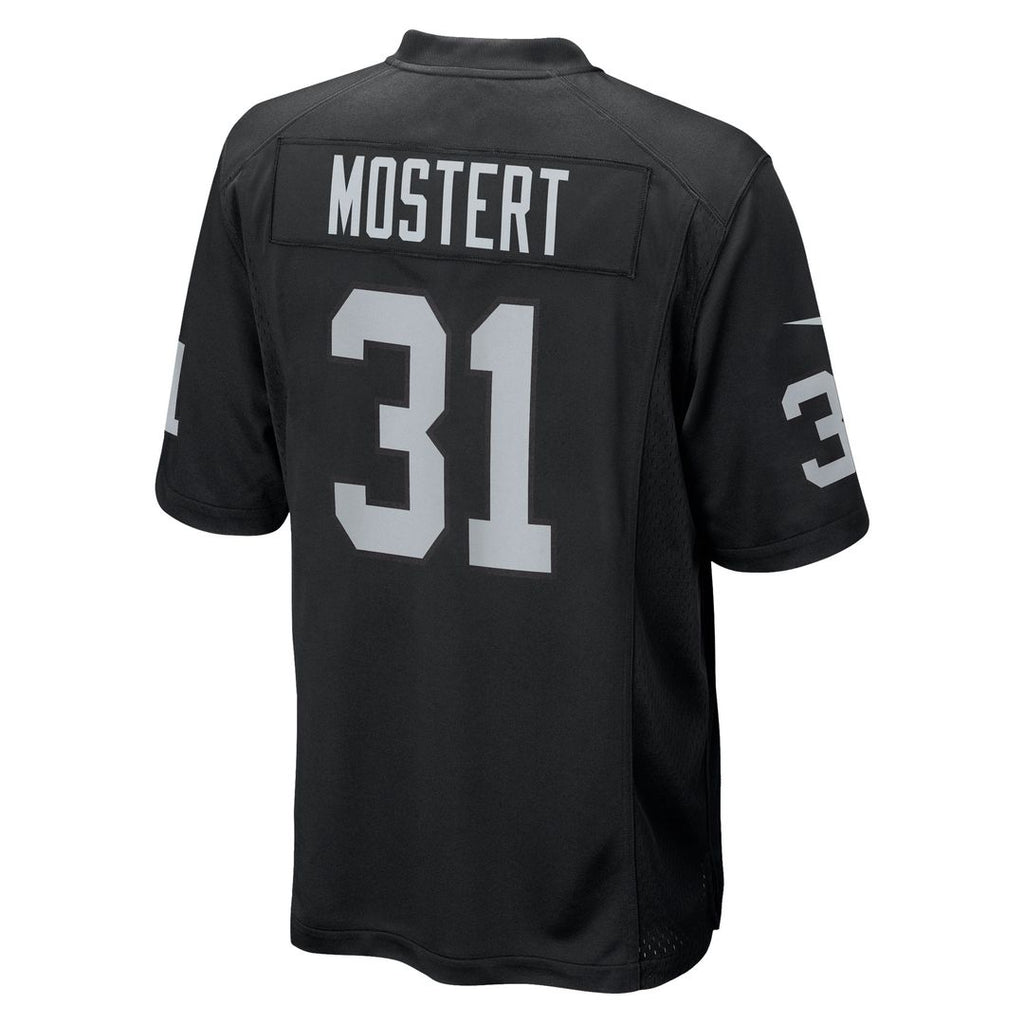 Raheem Mostert Las Vegas Raiders Nike Team Game Official Jersey -  Black