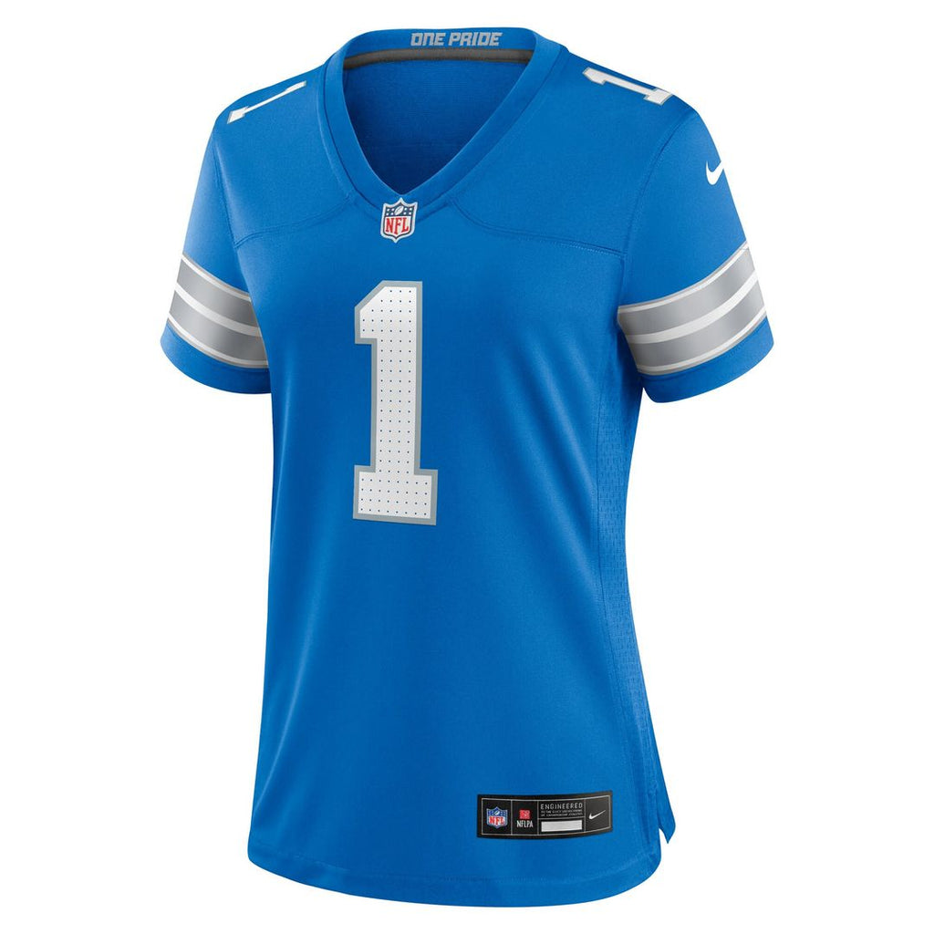 Jameson Williams Detroit Lions Nike Women's 2nd Alternate Game Player Official Jersey - Black
