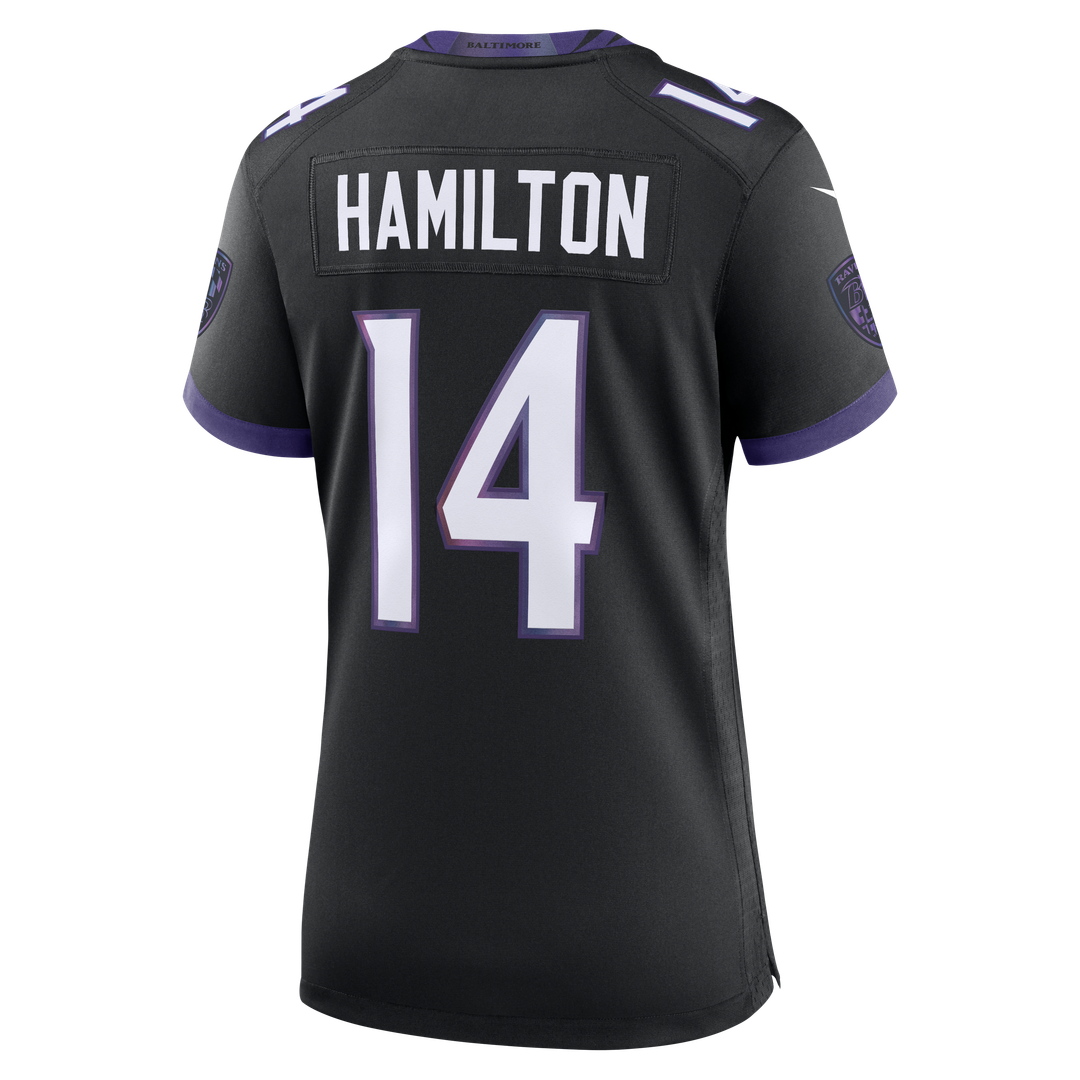 Kyle Hamilton Baltimore Ravens Nike Women's Alternate Game Jersey - Black