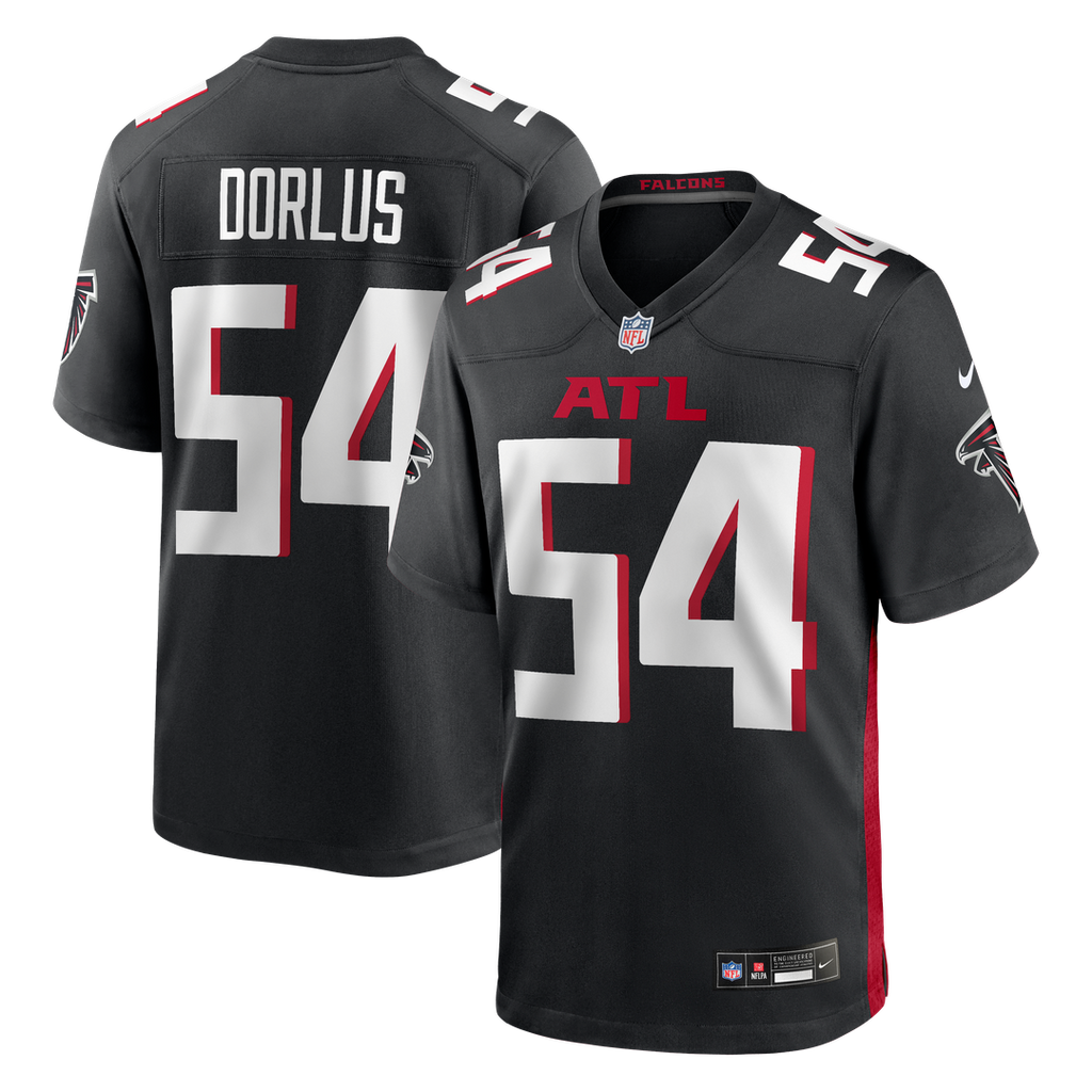 Brandon Dorlus Atlanta Falcons Nike Team Game Jersey - Black