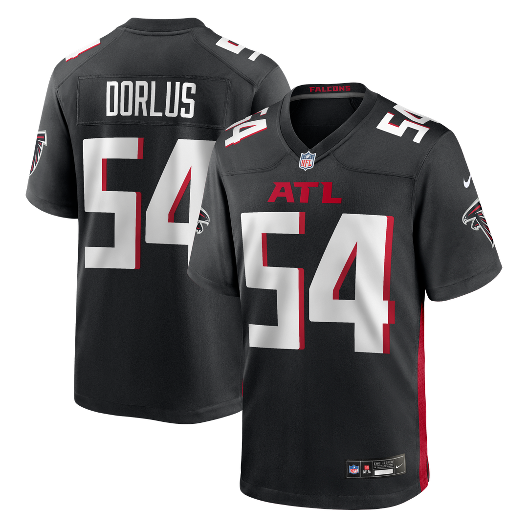 Brandon Dorlus Atlanta Falcons Nike Team Game Jersey - Black