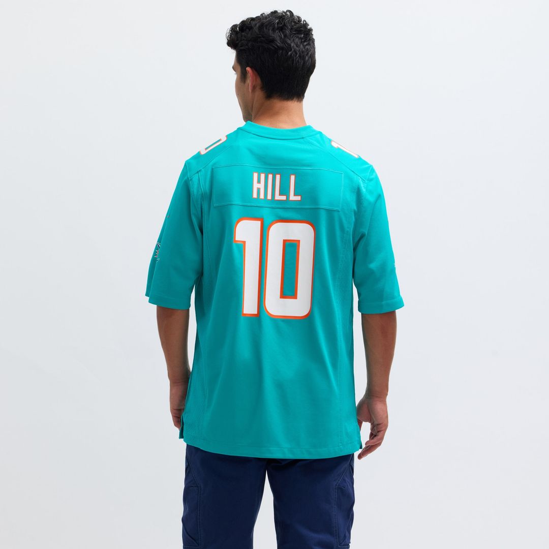 Tyreek Hill Miami Dolphins Nike Game Official Jersey - Aqua