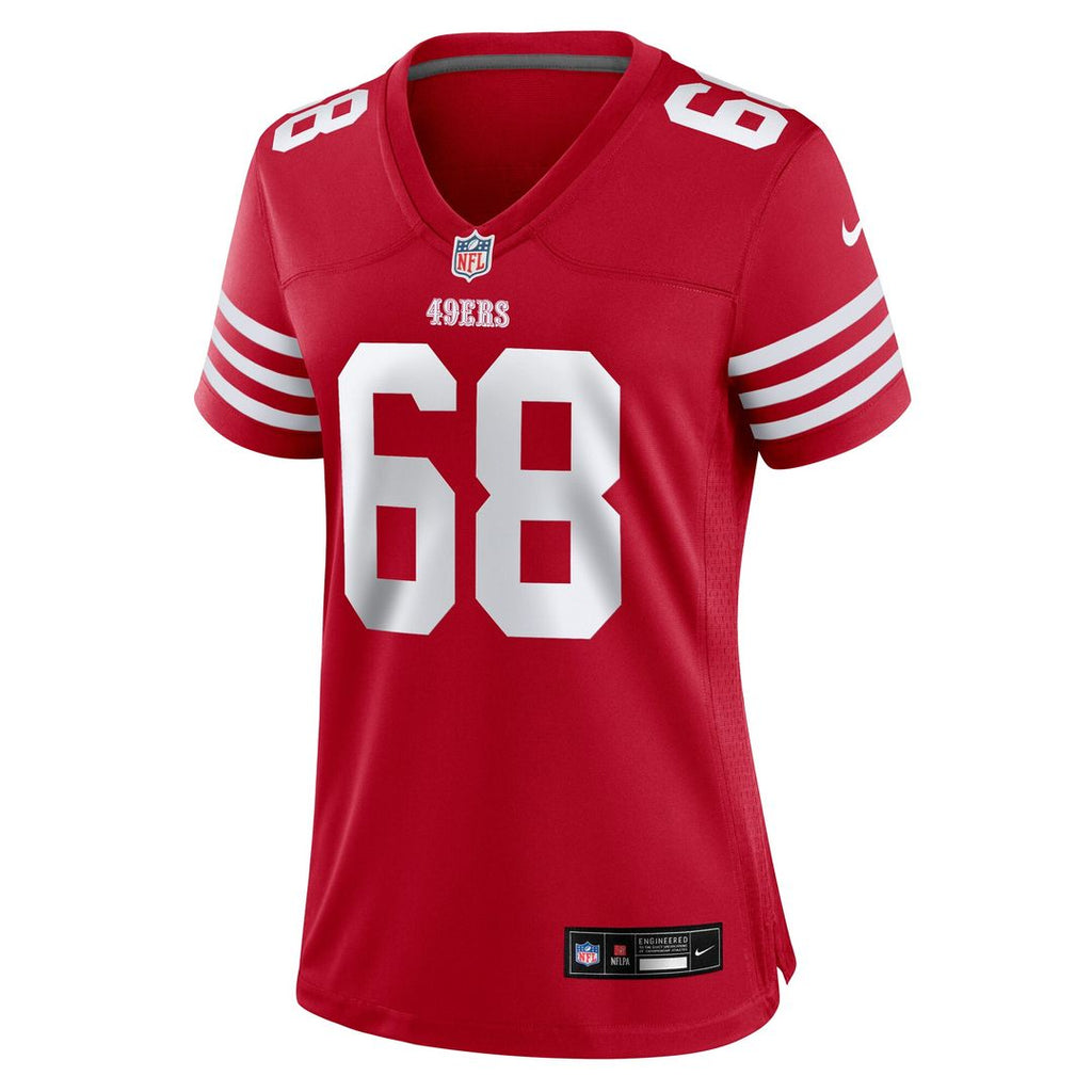 Colton McKivitz San Francisco 49ers Nike Women's Team Game Jersey - Scarlet