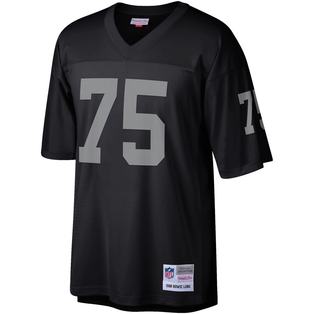 Howie Long Las Vegas Raiders Mitchell & Ness Legacy Replica Official Jersey - Black