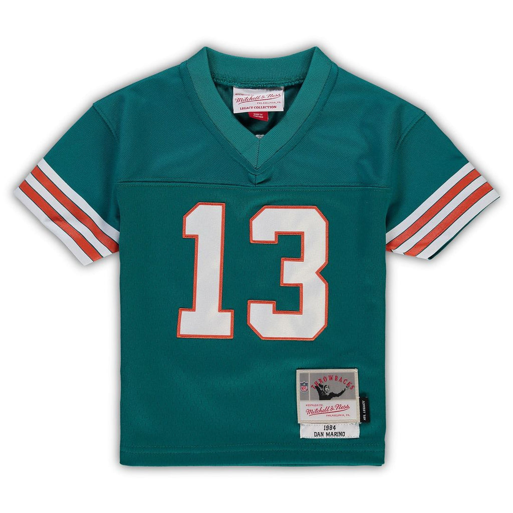Dan Marino Miami Dolphins Mitchell & Ness Toddler 1984 Retired Legacy Official Jersey - Aqua