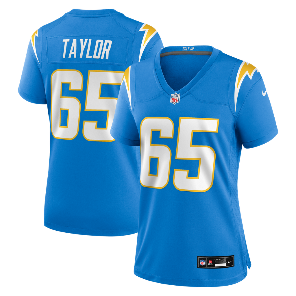 Logan Taylor Los Angeles Chargers Nike Women's Team Game Official Jersey -  Powder Blue