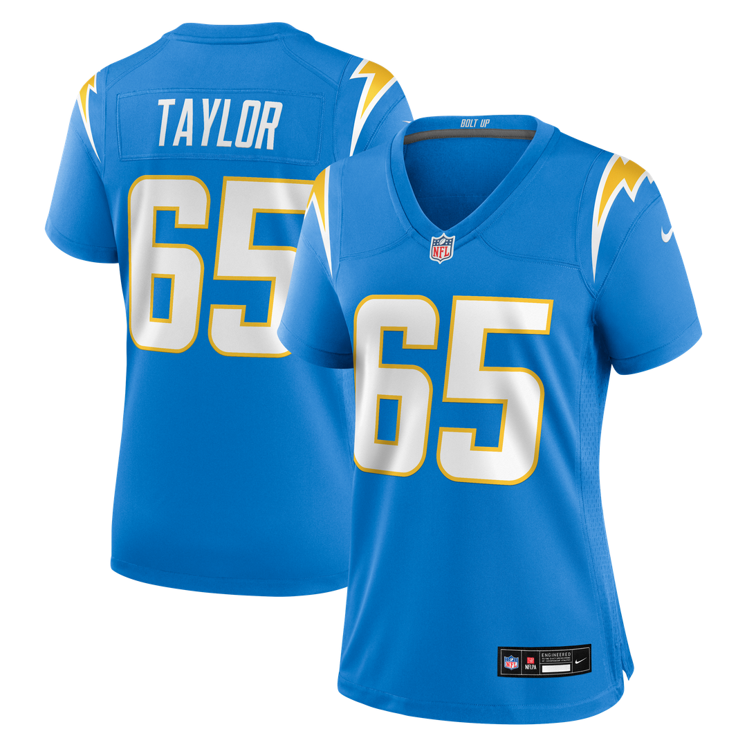 Logan Taylor Los Angeles Chargers Nike Women's Team Game Official Jersey -  Powder Blue