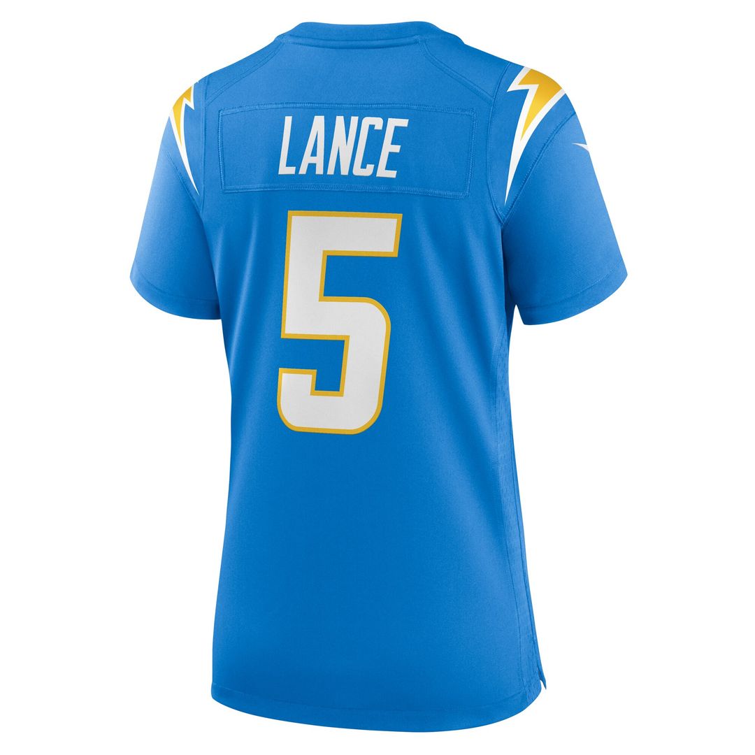 Trey Lance Los Angeles Chargers Nike Women's Team Game Jersey - Powder Blue