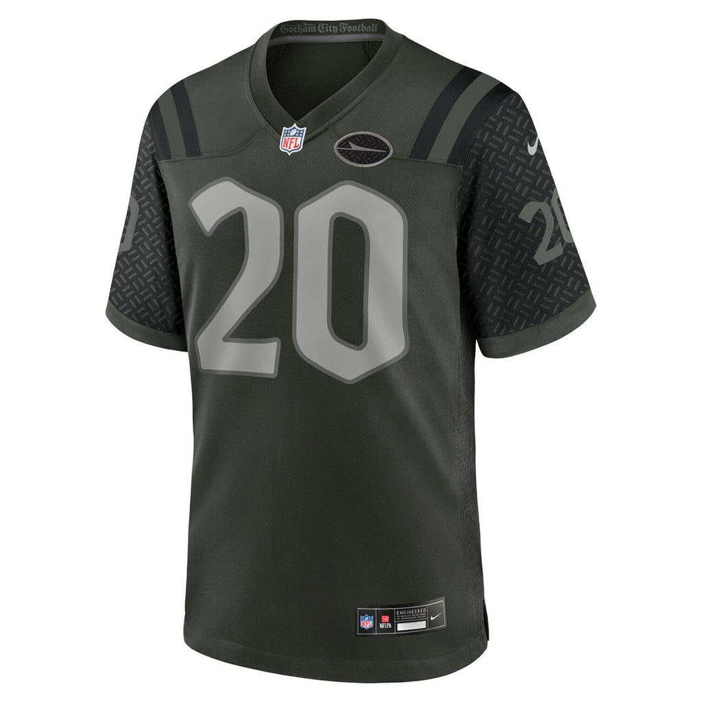 Breece Hall New York Jets Nike 2025 Rivalries Collection Game Official Jersey - Gotham Green