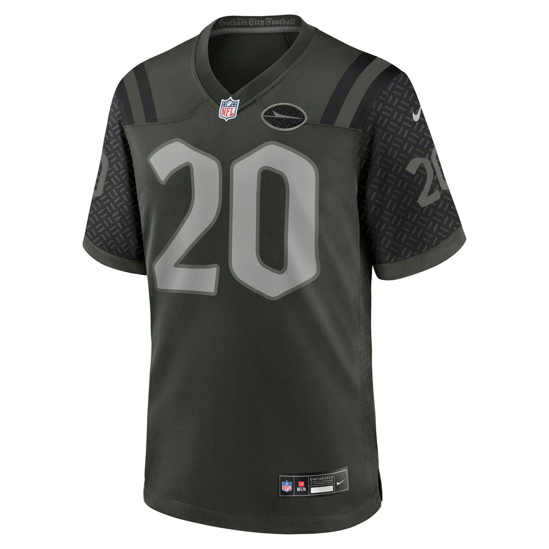 Breece Hall New York Jets Nike 2025 Rivalries Collection Game Official Jersey - Gotham Green