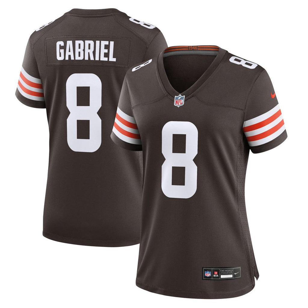 Dillon Gabriel Cleveland Browns Nike Women's Team Game Jersey - Brown